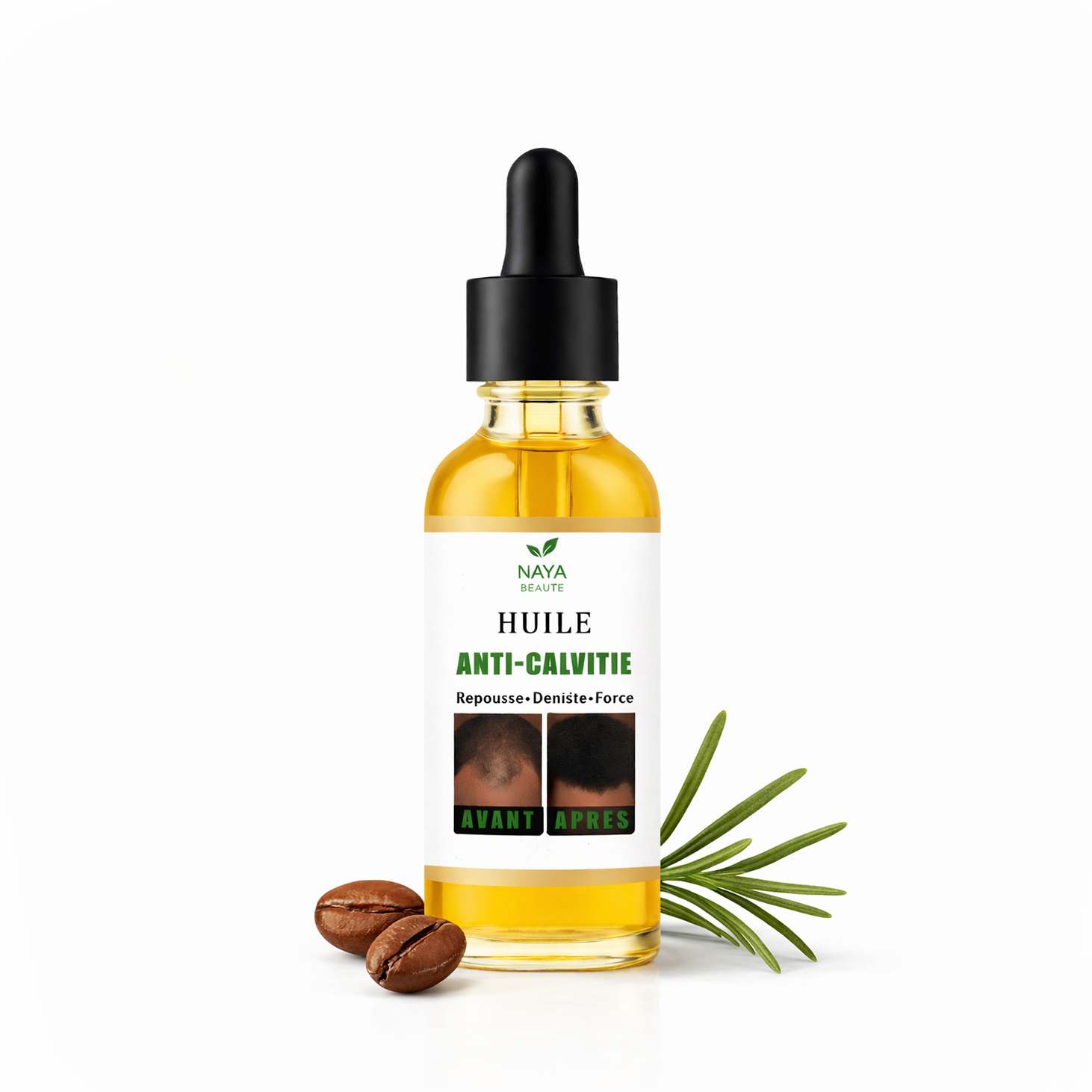 🌿Huile de Croissance Capillaire - Anti-Calvitie